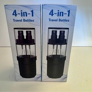 Two 4-in-1 Travel Bottles. New in box